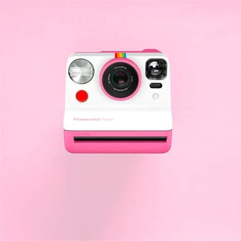 Polaroid Now Pink Instant Film Camera Parallax Photographic Coop