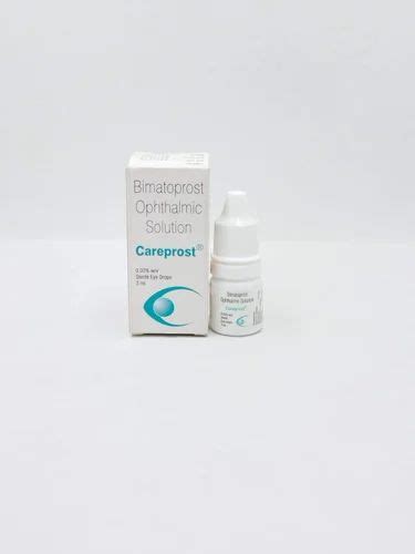 Careprost Bimatoprost Ophthalmic Solution Eye Drop Packaging Type