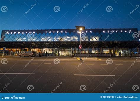 New Building On International Airport Nikola Tesla In Belgrade Serbia