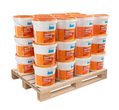 Купить Кнауф МиттельГрунд грунтовка под штукатурку 10кг, по цене 2 800. ...