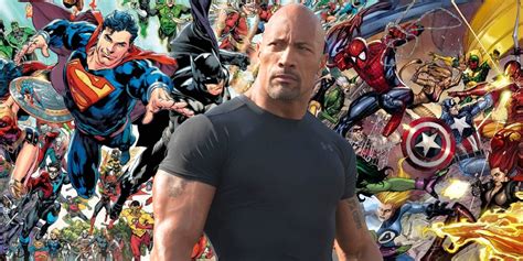 Dwayne Johnson Thinks He Can Make A Marveldc Crossover Movie Happen
