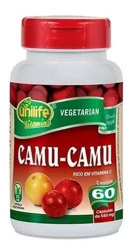 Camu Camu 60 Cápsulas De 500mg Unilife C Vitamina C MercadoLivre