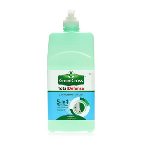 Green Cross Total Defense Antibacterial Sanitizer Set Of 2 1000 ML PD