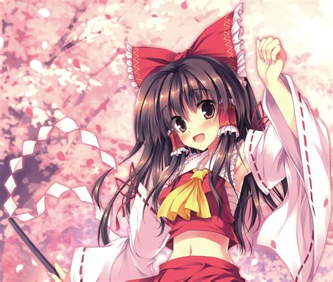 Hakurei Reimu Japanese Clothes Miko Tateha Touhou Konachan