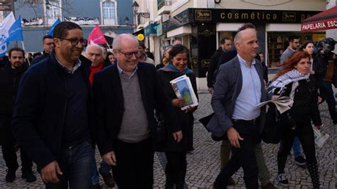 Desfile em Setúbal CDU Coligação Democrática Unitária PCP PEV