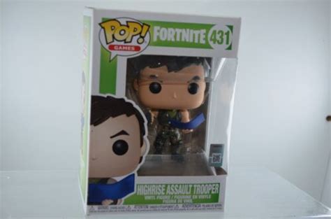 Figurine Pop Games Fortnite 431 Highrise Assault Trooper Ebay