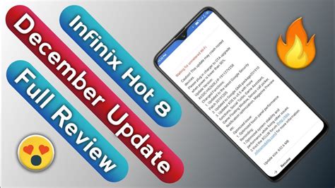 Infinix Hot Software Update Review Infinix December Update Full Review Youtube