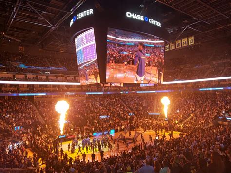 Chase Center Arena Home Of The Golden State Warriors Centerhung Led