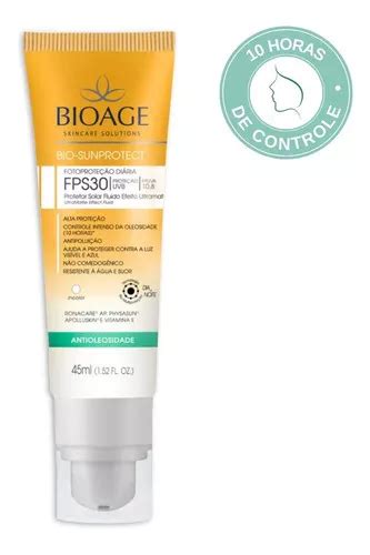 Bio Sunprotect Fps30 Bioage Antioleosidade Fluido Ultramate MercadoLivre