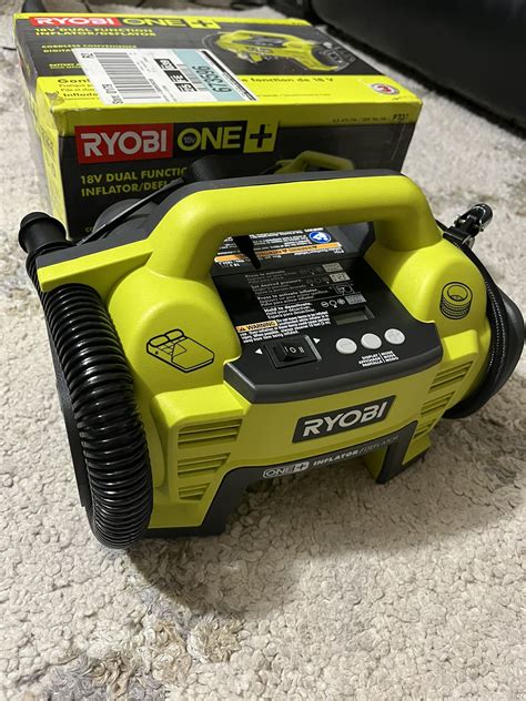 Ryobi P One V Dual Function Power Inflator Deflator Cordless Air