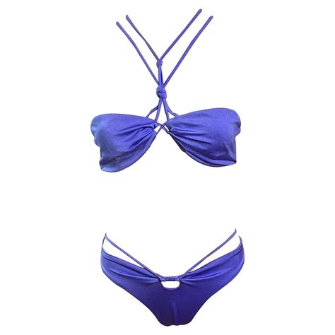 Tom Ford For Gucci C Bondage Strappy Black Piece Bikini Swimsuit Swimwear At Stdibs