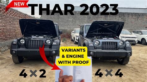 Mahindra Thar 4x2 Vs 4x4 Which Is Better 2WD Or 4WD 40 OFF