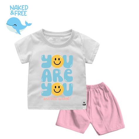 Naked Free NAF Typography Series You Are Cool Baby Suits Shopee