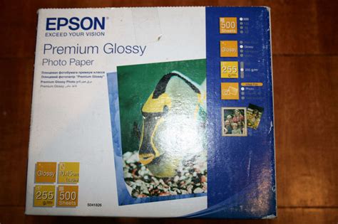 Бумага EPSON Premium Glossy Photo Paper 10x15 (500 листов) — купить в ...