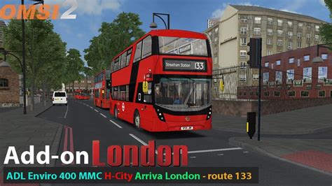 Omsi Adl Enviro Mmc H City Repaint Arriva Addon London Route