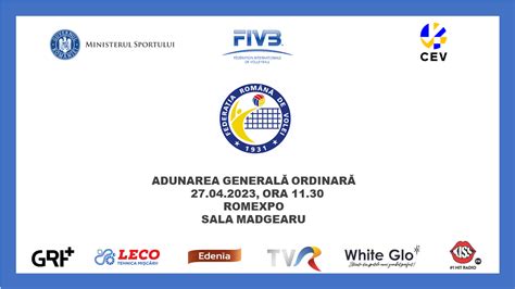 Adunarea General Ordinar Federatia Romana De Volei