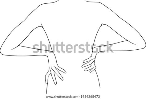 Naked Women Line Art Clipart Nude Stock Vector Royalty Free Shutterstock