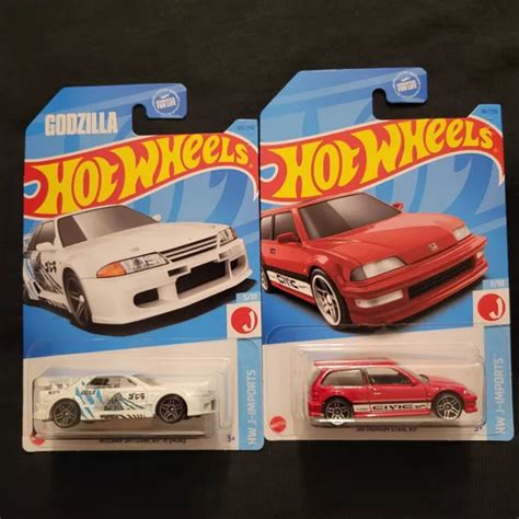 Hot Wheels Nissan Skyline Gt R R Godzilla Hw J Imports Civic Ef Picclick Au