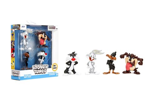 Amazon.com: Jada Toys Looney Tunes 2.5" 4-Pack Wave 1 Die-Cast Figures