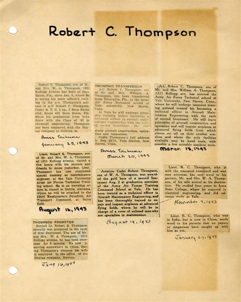 Robert C. Thompson | Ames History Museum