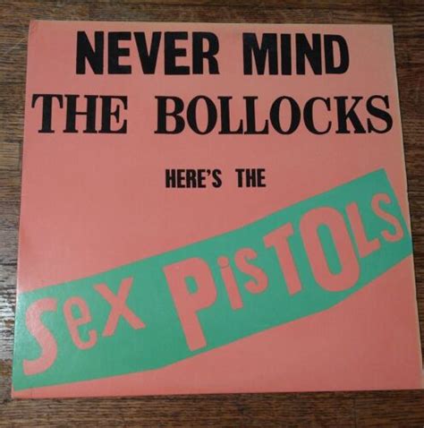 Popsike Sex Pistols Never Mind The Bollocks Here S Warner Bros Recs Reissue