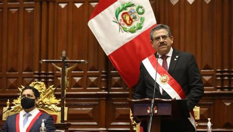 Manuel Merino Juró Como Presidente Del Perú Los Cinco Ejes De Su