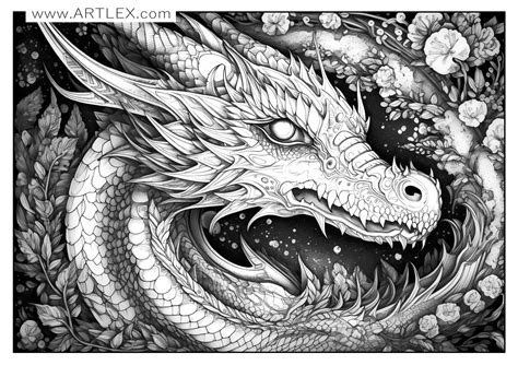 10 Free Dragon Coloring Pages Free Printable Artlex