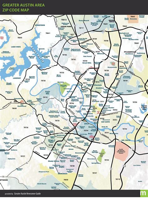 Austin Zip Code Map Printable Printable Templates