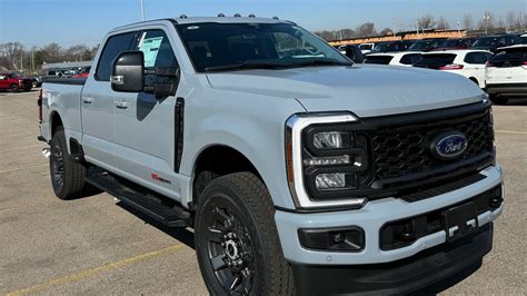 Ford F Super Duty L High Output In Glacier Gray Walk Around