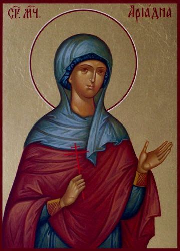 St. Ariadne (Ariadna) - September 18 | Orthodox icons, Orthodox, Icon