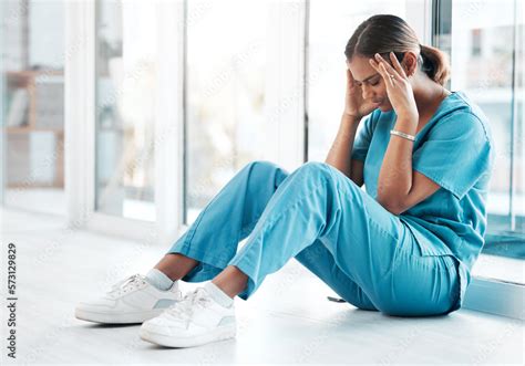 depression headache  medical  nurse  floor  hospital