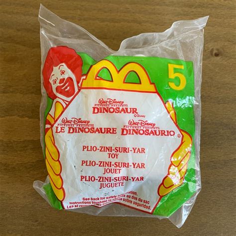 Vintage Disney Dinosaur Toy Plio Zini Suri Yar Lemurs Mcdonalds Happy