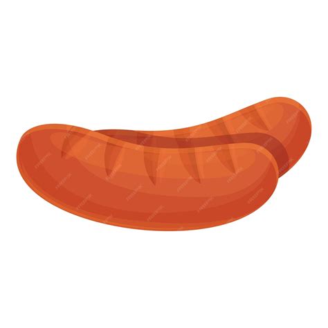 Premium Vector | Meat sausage icon cartoon vector chicken pork beef ham