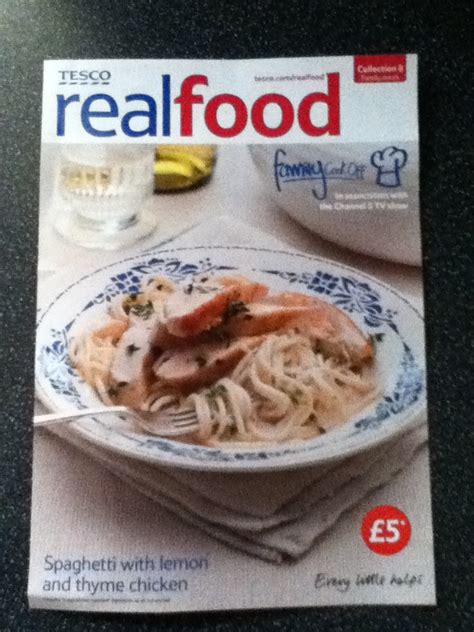 Knit And Make Tesco £5 Real Food Deal Spaghetti With Lemon And Thyme