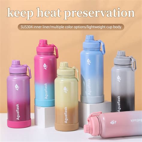 Agualfask Oz Tumbler Wide Mouth With Cap Lid Vacuum Insulated Tumbler Hot And Cold Drinking