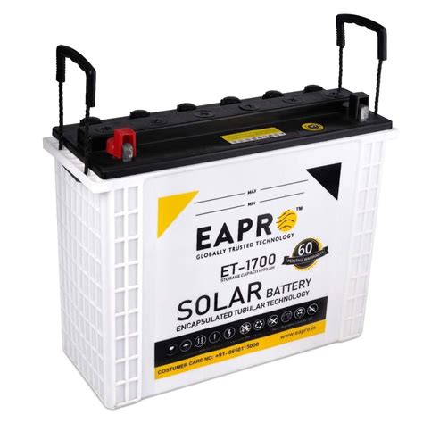 Eapro Solar Battery ET 1700 At Rs 11500 Solar Inverter Battery For