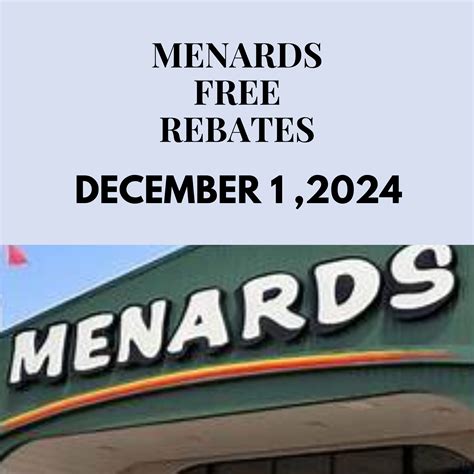 Menards Free After Rebates: Week of December 1, 2024 - Abundantly