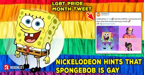 Nickelodeon Reveals Spongebob Squarepants Might Be A Gay Redchili My