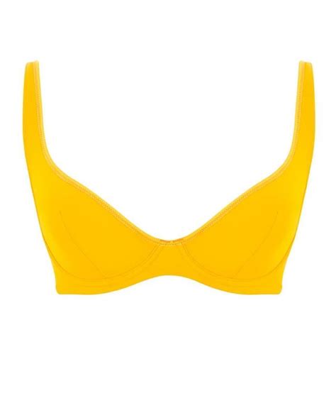 Idol Billie Plunge Bikini Top Buttercup TKD Lingerie