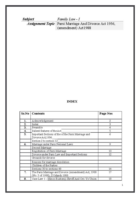 Parsi Marriage and Divorce Act - Marriage under Parsi Personal Laws 9