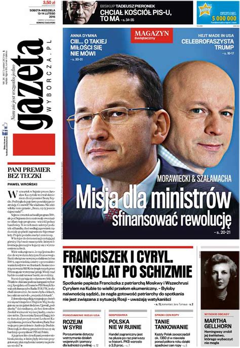 Stan Gry Gw Restart Komorowskiego Morawiecki Premierem Olechowski O