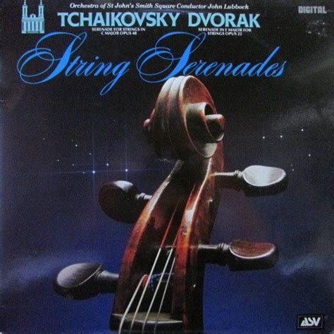 Tchaikovsky Dvorak Jean Francois Paillard Two Serenades For String