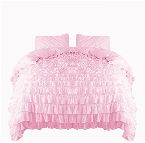 Scalabedding Scala Bedding 1 Piece Waterfall Ruffle Duvet Cover 500 Tc