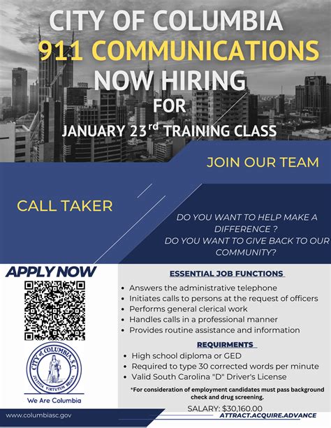 Columbia-Richland 911 Communications hiring for new positions - ABC