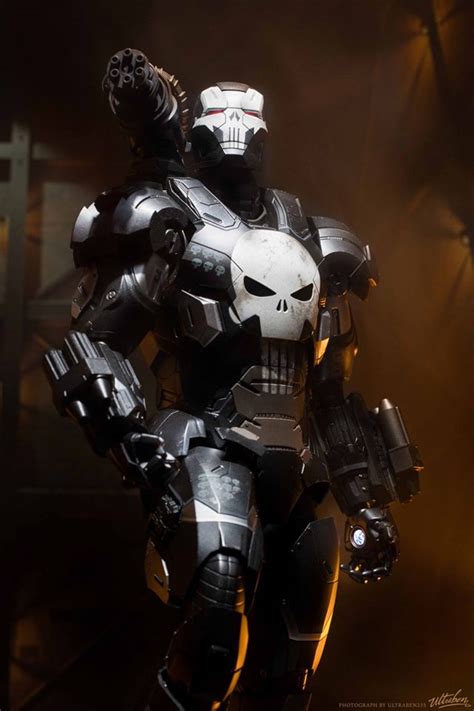 Marvel Comics The Punisher War Machine Hot Toys Figure Itakon It