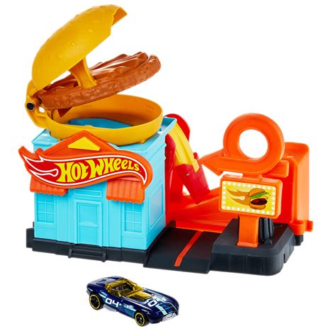 Mattel Hot Wheels City Downtown Burger Dash Playset Frh Gpd Toysfirst Gr