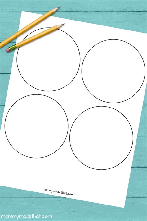 6 Inch Circle Template Printable