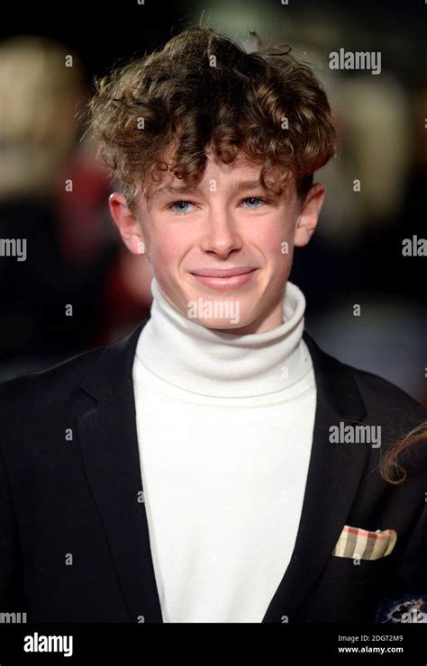 Finn Elliot Attending The Mercy Premiere At The Curzon Mayfair Cinema