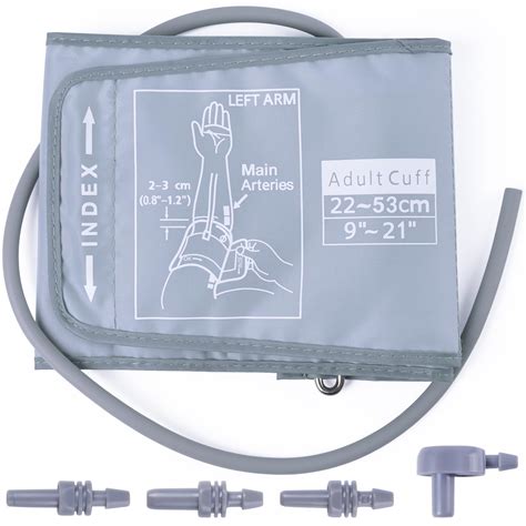Amazon.com: Extra Large Blood Pressure Cuff : AILE Universal 9-21" XL