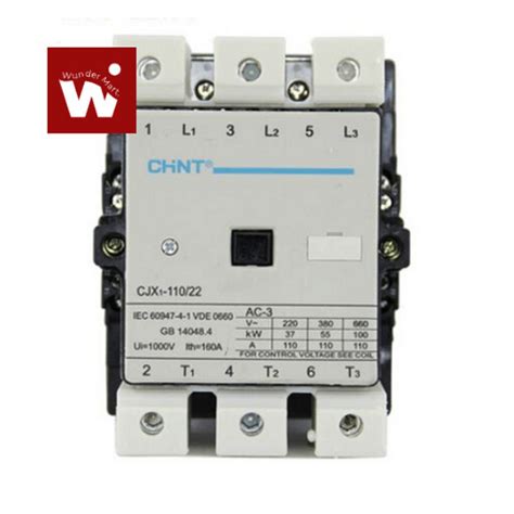 Jual Ac Contactor Original Chint Cjx No Nc V V Phase